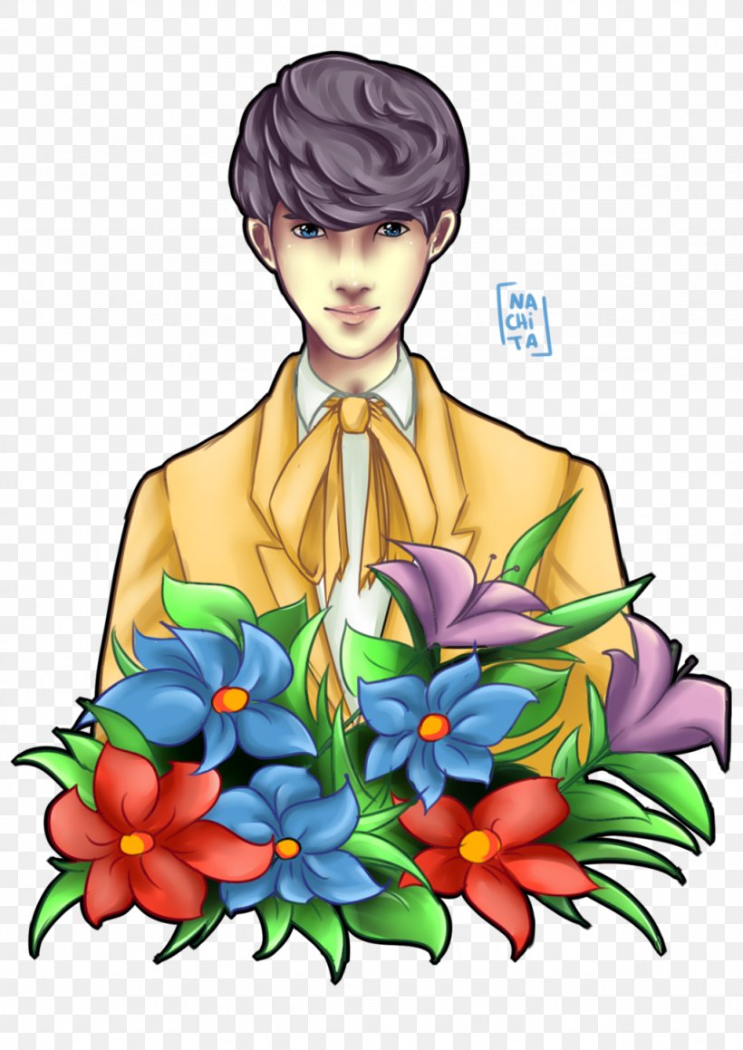 Jonghyun Floral Design Déjà-Boo Artist, PNG, 1024x1448px, Jonghyun, Art, Artist, Cartoon, Deviantart Download Free