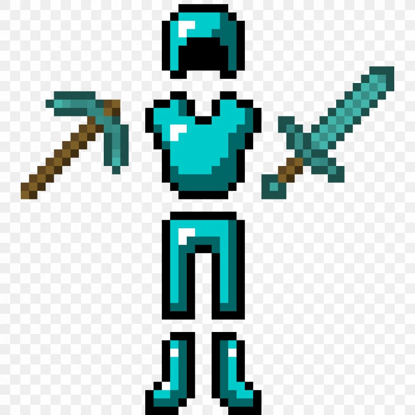 Minecraft: Pocket Edition Video Games Mod, PNG, 1200x1200px, Minecraft, Armour, Drawing, Fictional Character, Game Download Free