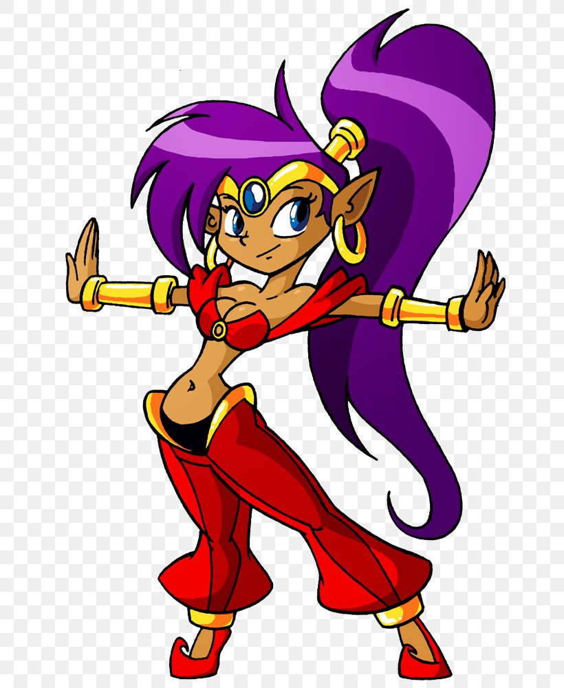 Shantae And The Pirate's Curse Shantae: Half-Genie Hero Video Game Sonic Classic Collection Sonic & Sega All-Stars Racing, PNG, 668x1000px, Shantae Halfgenie Hero, Art, Artwork, Cartoon, Deviantart Download Free