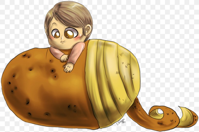 Snail Potato Sticker Vegetable, PNG, 1280x850px, Snail, Banana Family, Cartoon, Fictional Character, Figurine Download Free