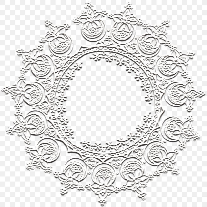 Download Black And White, PNG, 815x821px, Black And White, Area, Doily, Drawing, Flower Download Free