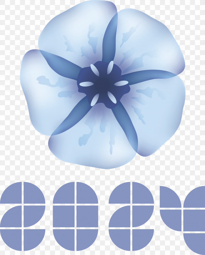 Floral Design, PNG, 3891x4831px, Flower, Blue, Cobalt Blue, Computer, Drawing Download Free