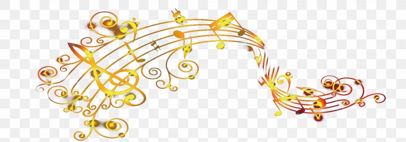 Musical Note Gold, PNG, 1920x676px, Watercolor, Cartoon, Flower, Frame, Heart Download Free