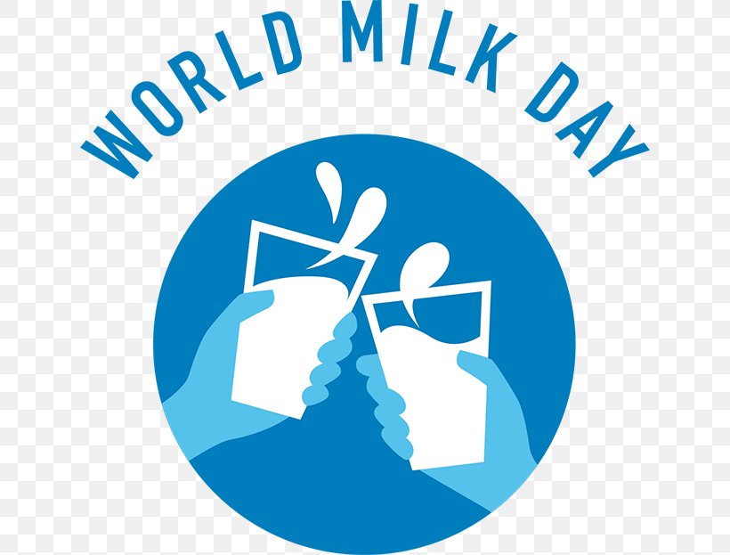 World Milk Day Nutrition Ice Cream Dairy, PNG, 640x623px, Milk, Area, Blue, Brand, Communication Download Free