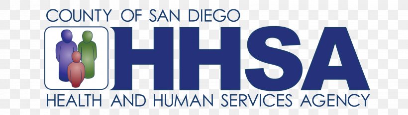 County Of San Diego Health & Human Services Agency Health Care Health And Human Services Agency Community Health, PNG, 2643x754px, Health Care, Advertising, Area, Banner, Blue Download Free