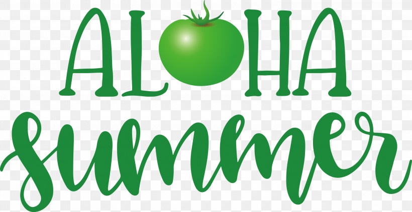 Aloha Summer Summer, PNG, 3000x1550px, Aloha Summer, Fruit, Green, Logo, Meter Download Free