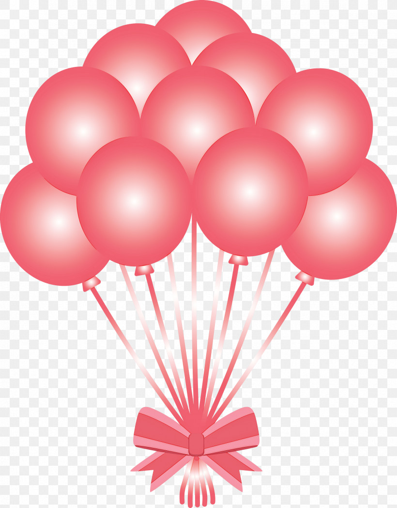 Balloon, PNG, 2349x3000px, Balloon, Cluster Ballooning, Magenta, Party Supply, Pink Download Free
