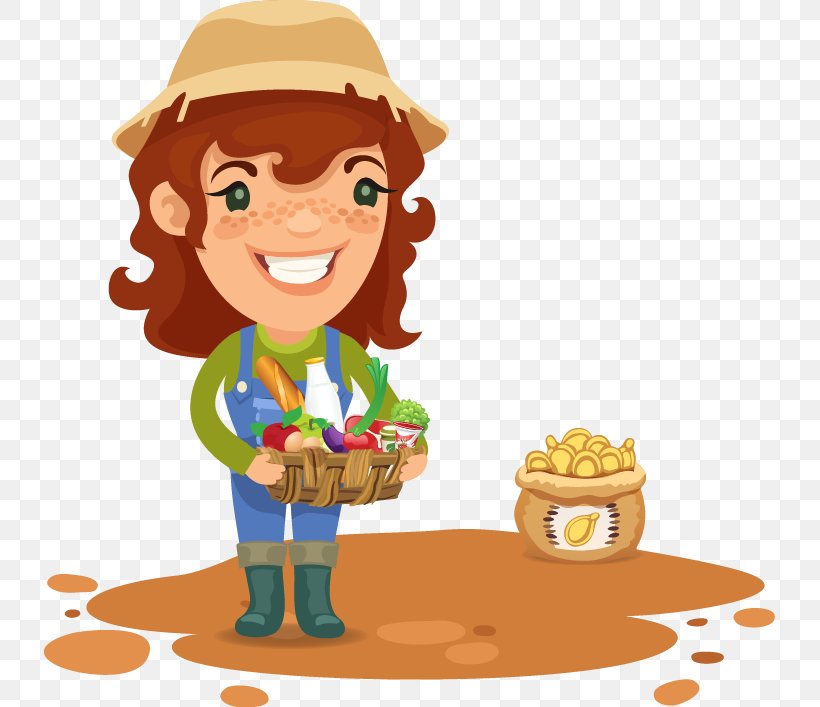 Farmer Agriculture Stock Photography, PNG, 731x707px, Farmer, Agriculture, Can Stock Photo, Cartoon, Eating Download Free