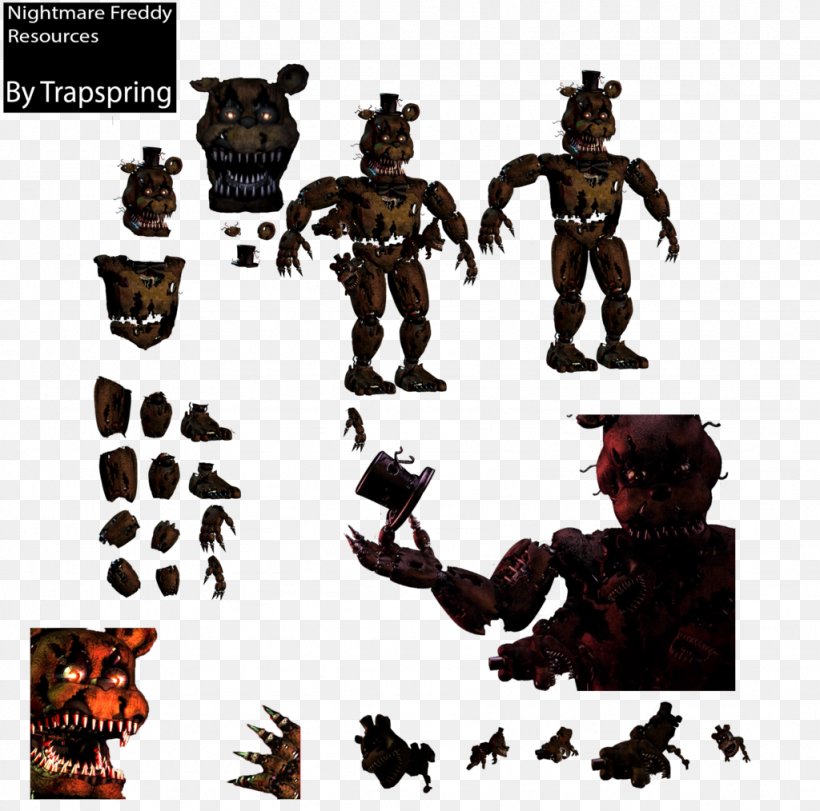 Five Nights At Freddy's: Sister Location Five Nights At Freddy's 4 Nightmare Animatronics, PNG, 1024x1014px, Nightmare, Action Figure, Action Toy Figures, Animatronics, Autodesk 3ds Max Download Free