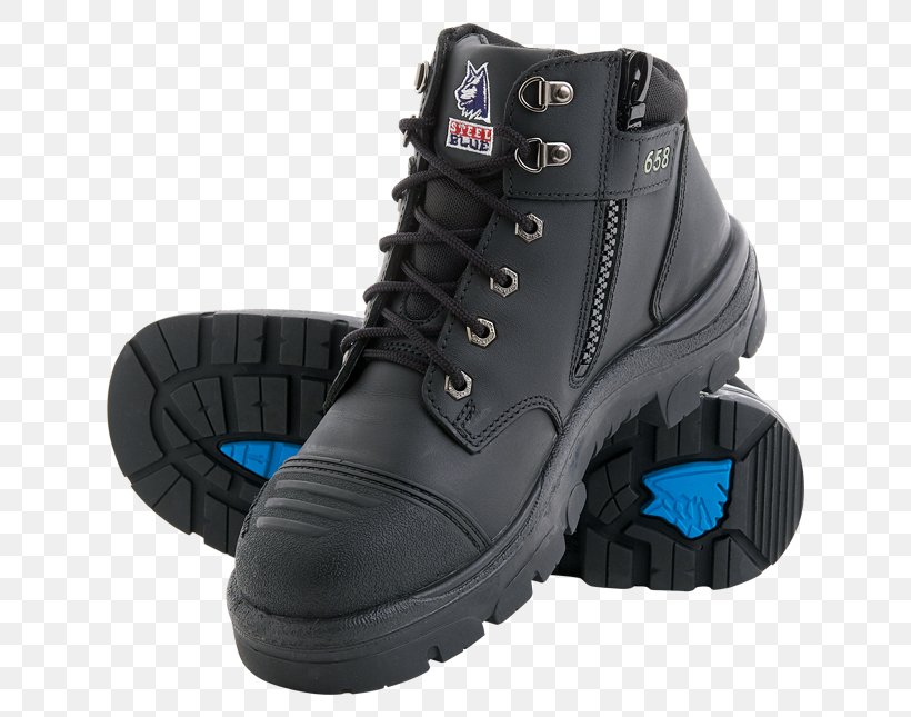 Steel-toe Boot Zipper Steel Blue, PNG, 645x645px, Boot, Ankle, Athletic Shoe, Black, Blue Download Free