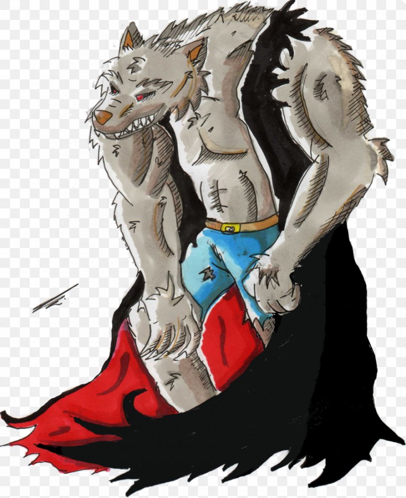Fenrir Greyback Werewolf Legendary Creature Gray Wolf, PNG, 900x1103px, Fenrir Greyback, Art, Book, Cartoon, Costume Design Download Free