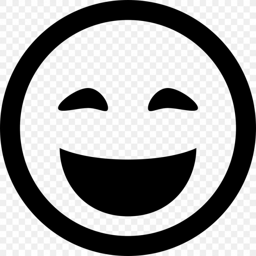 Smiley Emoticon Download, PNG, 980x980px, Smiley, Black And White, Emoticon, Face, Facial Expression Download Free