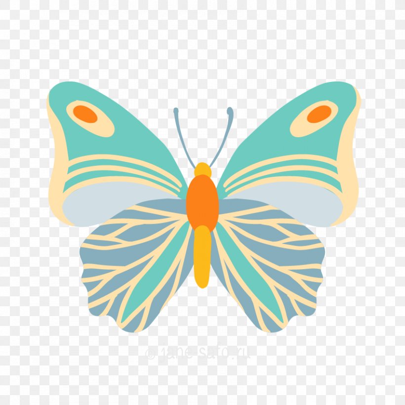 Butterfly Clip Art, PNG, 850x850px, Butterfly, Arthropod, Brush Footed Butterfly, Butterflies And Moths, Digital Image Download Free