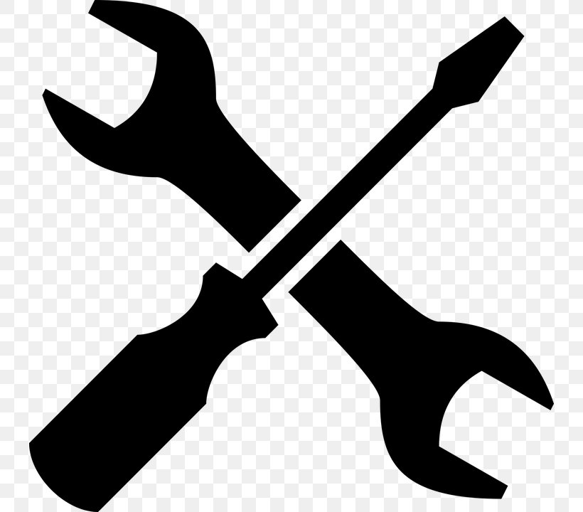 Hand Tool Clip Art, PNG, 738x720px, Hand Tool, Artwork, Black, Black And White, Cold Weapon Download Free