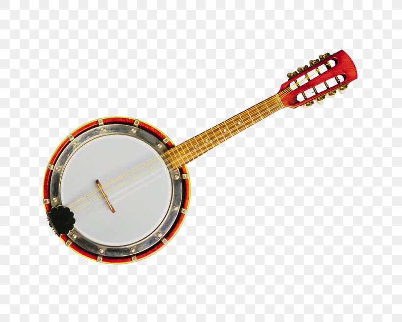 Musical Instruments Banjo Uke Banjo Guitar Plucked String Instrument, PNG, 1000x800px, Watercolor, Cartoon, Flower, Frame, Heart Download Free