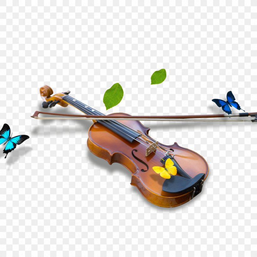 Violin Download Musical Instrument, PNG, 1000x1000px, Watercolor, Cartoon, Flower, Frame, Heart Download Free