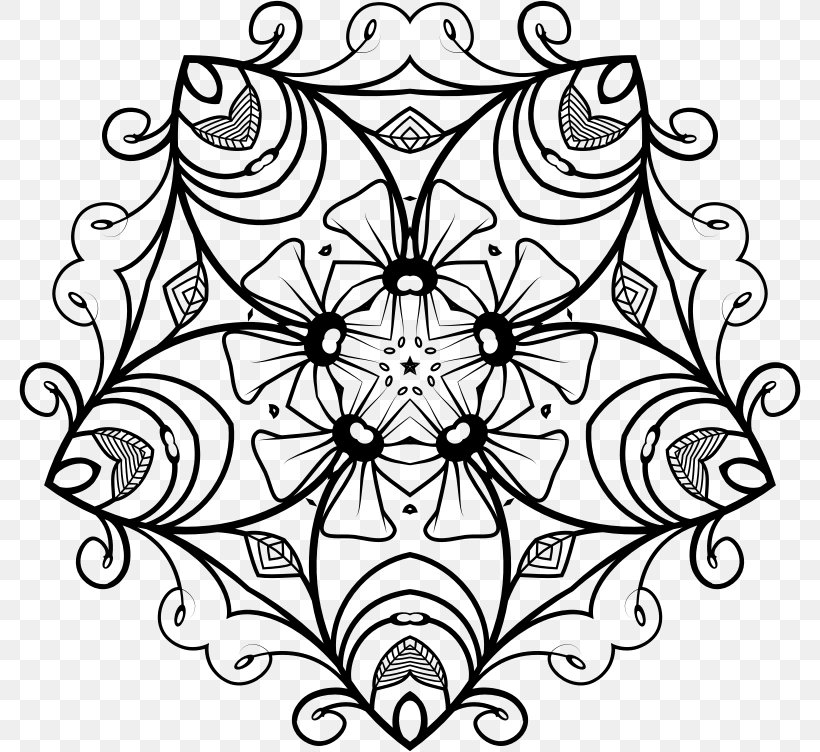 Floral Design Flower Art Clip Art, PNG, 782x752px, Floral Design, Architecture, Area, Art, Black Download Free