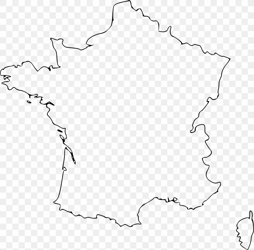 France Blank Map Clip Art, PNG, 2400x2358px, France, Area, Artwork, Black, Black And White Download Free