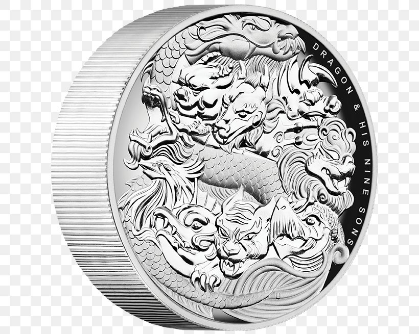 Perth Mint Proof Coinage Silver Coin, PNG, 676x655px, Perth Mint, Australia, Big Cats, Black And White, Bullion Download Free