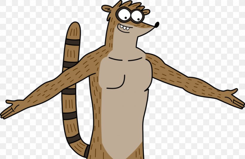 Rigby Mordecai Character Skips Animation, PNG, 900x586px, Rigby, Animation, Arm, Carnivoran, Cartoon Download Free