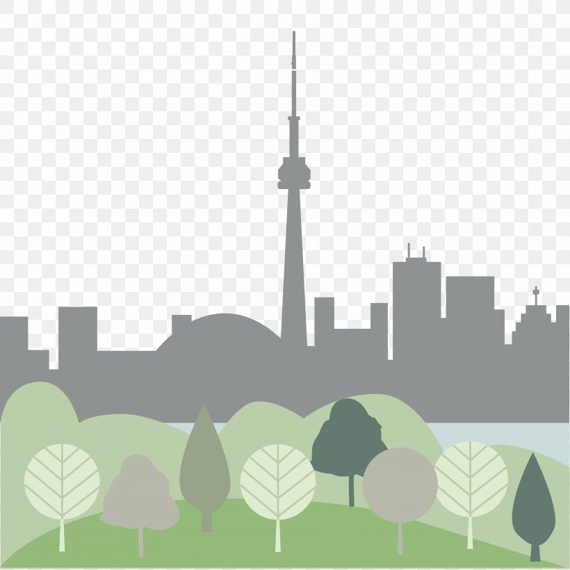 Toronto Skyline City, PNG, 3627x3627px, 2017, 2019, Toronto, Cartoon, City Download Free