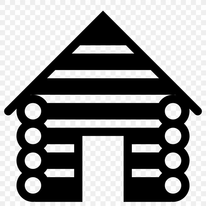 Log Cabin Cottage Clip Art, PNG, 1600x1600px, Log Cabin, Area, Black, Black And White, Cottage Download Free