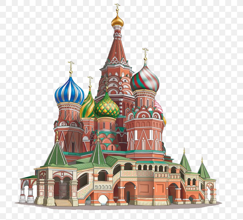 Saint Basil's Cathedral Red Square St Paul's Cathedral Church, PNG, 750x743px, Cathedral, Building, Christmas Decoration, Christmas Ornament, Church Download Free