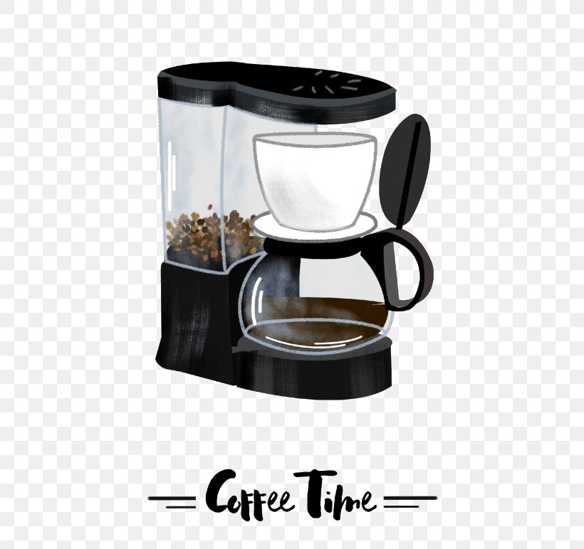 Coffeemaker Espresso Cafe Coffee Cup, PNG, 550x772px, Coffee, Animation, Barista, Cafe, Cartoon Download Free
