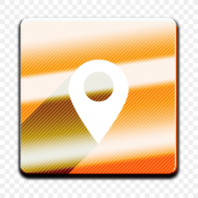 Location Icon Media Icon Shadow Icon, PNG, 1300x1300px, Location Icon, Material Property, Media Icon, Orange, Rectangle Download Free