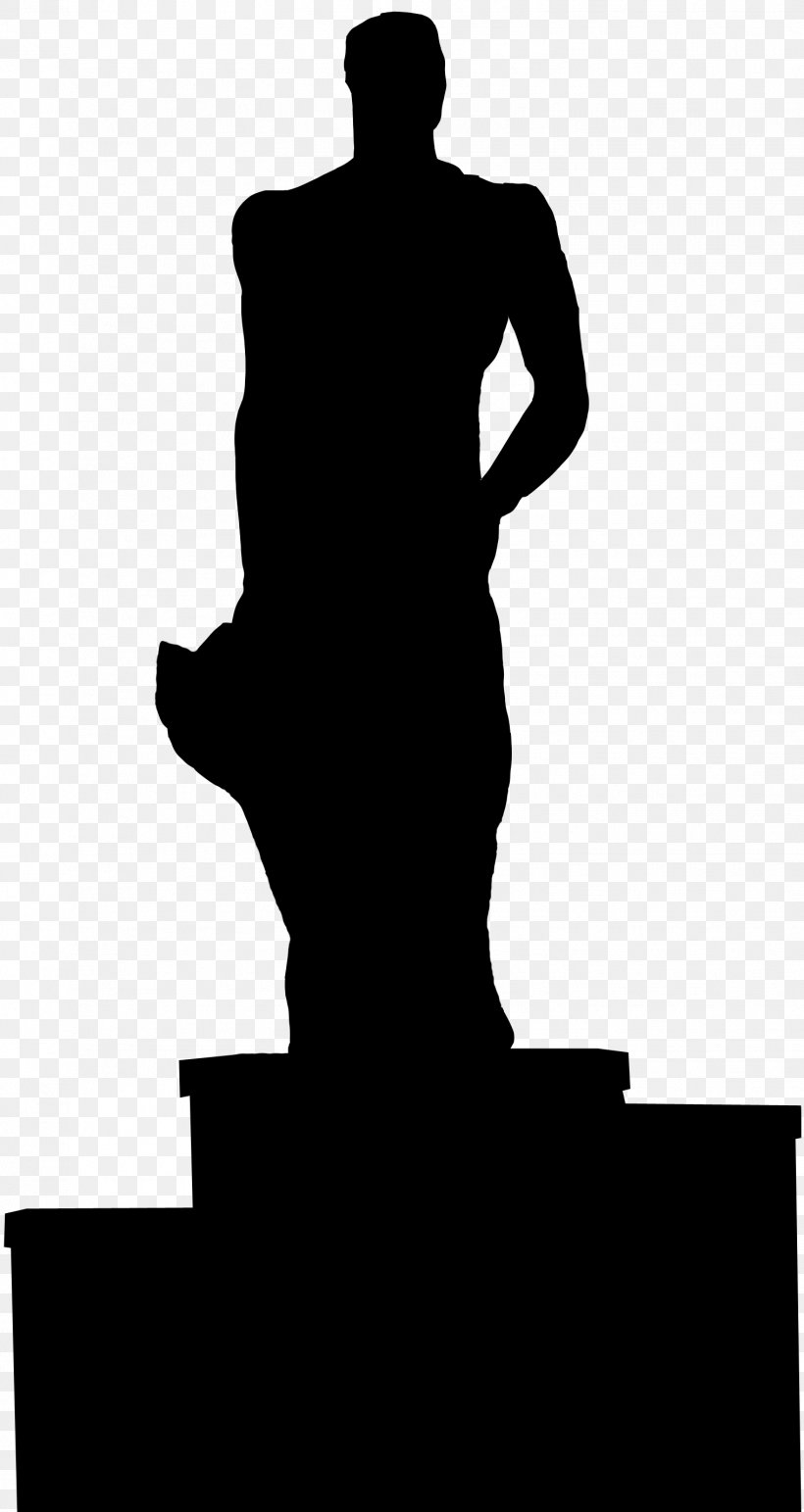 Silhouette Standing Statue Black-and-white, PNG, 1519x2859px, Silhouette, Blackandwhite, Standing, Statue Download Free