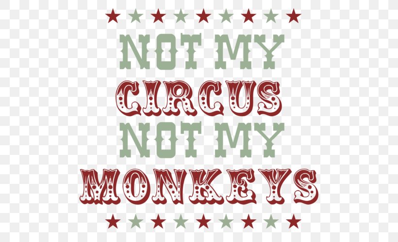 Circus Monkey Christmas Tree, PNG, 500x500px, Circus, Area, Birthday, Character, Christmas Download Free
