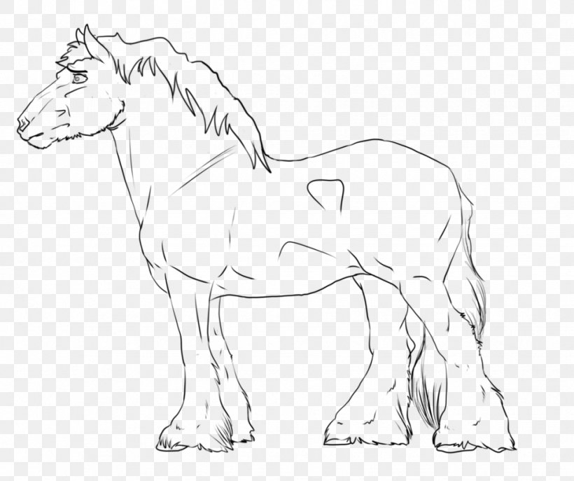 Mule Foal Mustang Line Art Pony, PNG, 976x818px, Mule, Animal Figure, Artwork, Black And White, Bridle Download Free