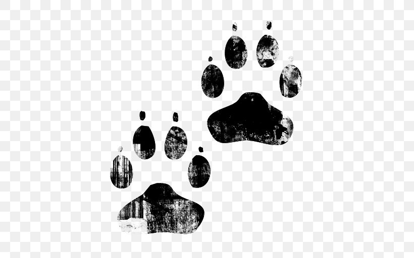 Dog Cat Paw Kitten Clip Art, PNG, 512x512px, Dog, Black, Black And White, Cat, Claw Download Free