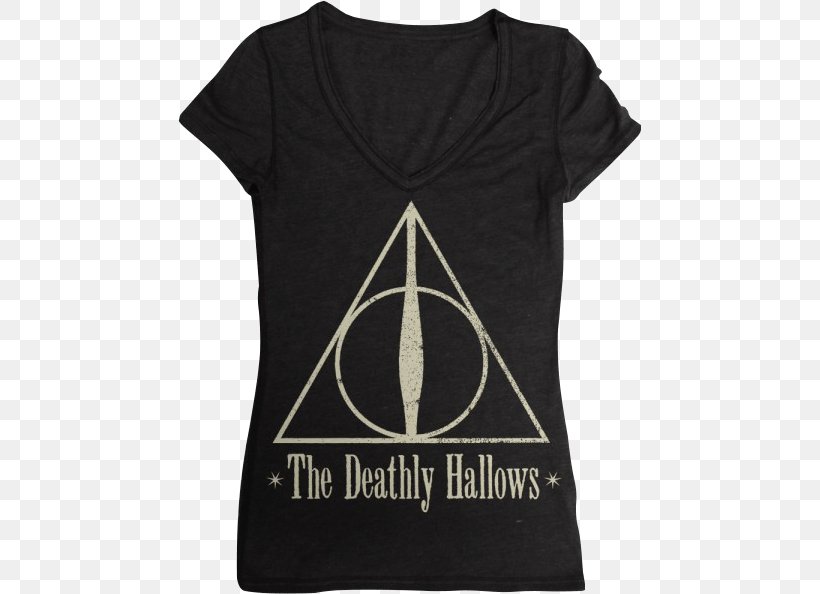 Harry Potter And The Deathly Hallows T-shirt Hoodie Clothing, PNG, 594x594px, Tshirt, Black, Brand, Cloak, Clothing Download Free