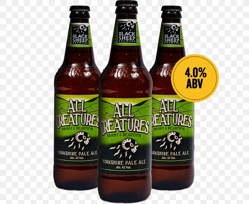 Pale Ale Beer Bottle Black Sheep Brewery, PNG, 628x673px, Ale, Beer, Beer Bottle, Beer Brewing Grains Malts, Bottle Download Free