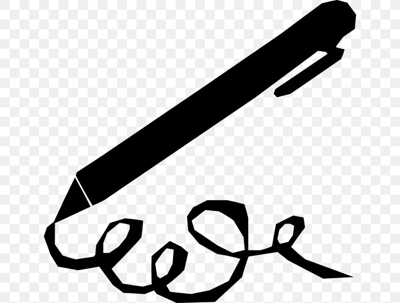 Paper Pens Black And White Clip Art, PNG, 640x622px, Paper, Black, Black And White, Cartoon, Drawing Download Free