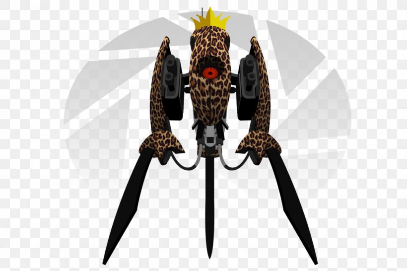 Portal 2 Black Mesa Turret Chell Png 1095x730px Portal 2 Black - roblox portal gun model