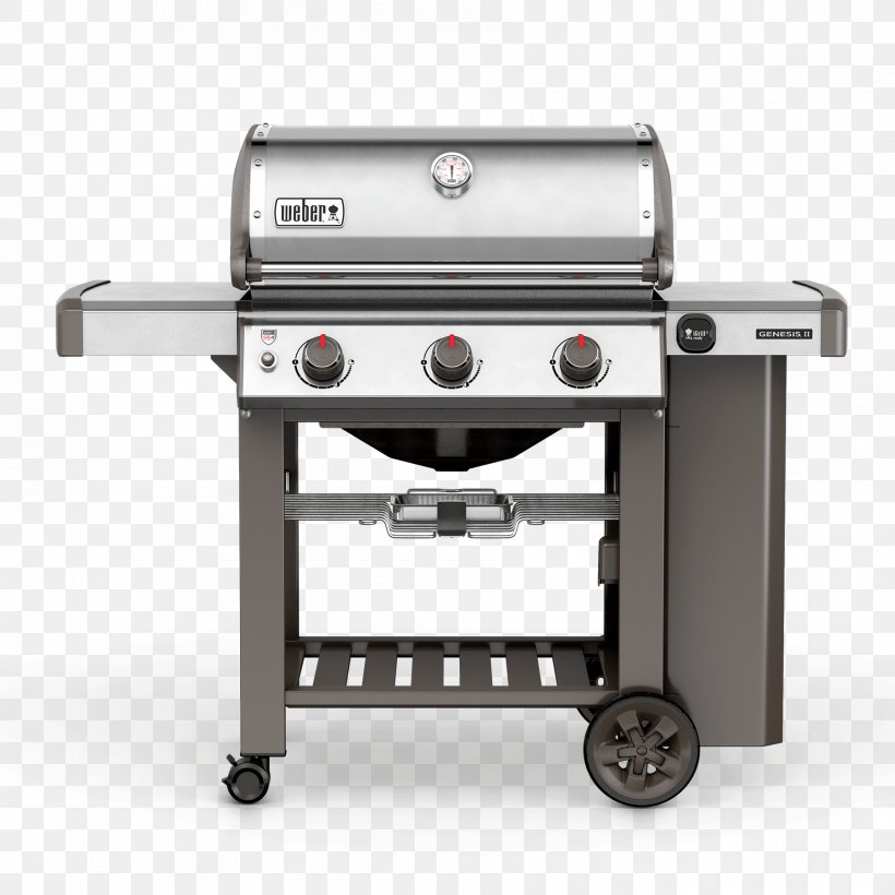 Barbecue Weber Genesis II S-310 Natural Gas Propane Weber-Stephen Products, PNG, 1800x1800px, Barbecue, Cookware Accessory, Gas Burner, Gasgrill, Kitchen Appliance Download Free