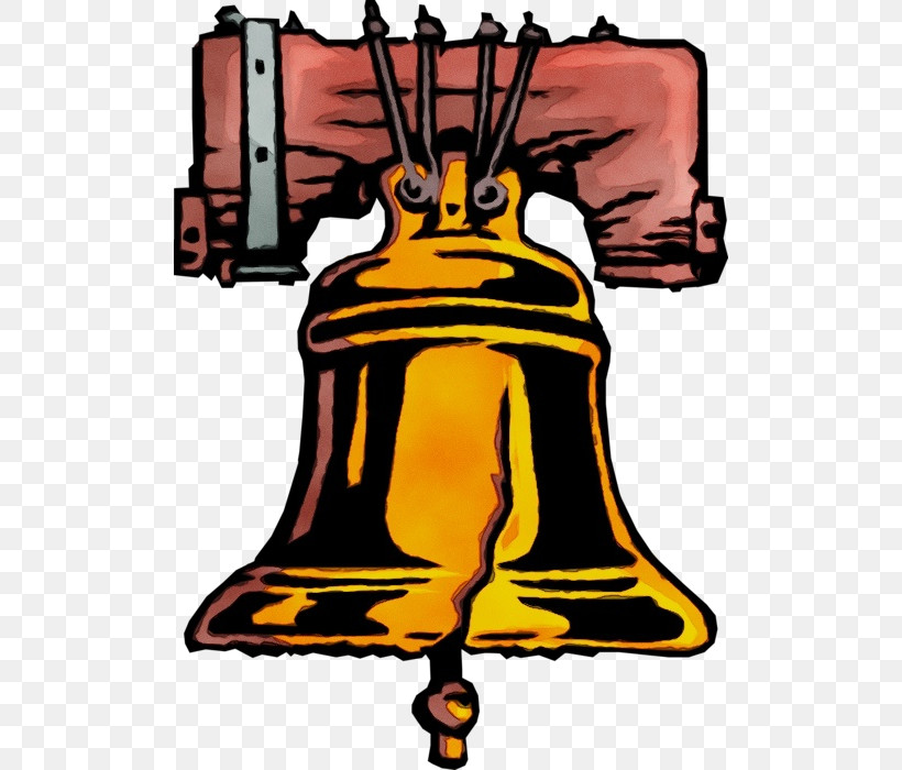Bell Yellow Ghanta, PNG, 504x700px, Watercolor, Bell, Ghanta, Paint, Wet Ink Download Free