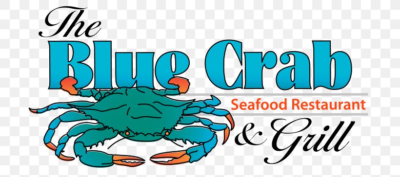 Blue Crab Grill Clam Chesapeake Blue Crab Restaurant, PNG, 717x364px, Crab, Area, Artwork, Blue Crab Grill, Brand Download Free