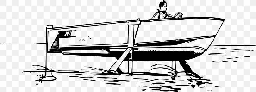 Boat Drawing Clip Art, PNG, 2400x866px, Boat, Black And White, Boating, Drawing, Furniture Download Free