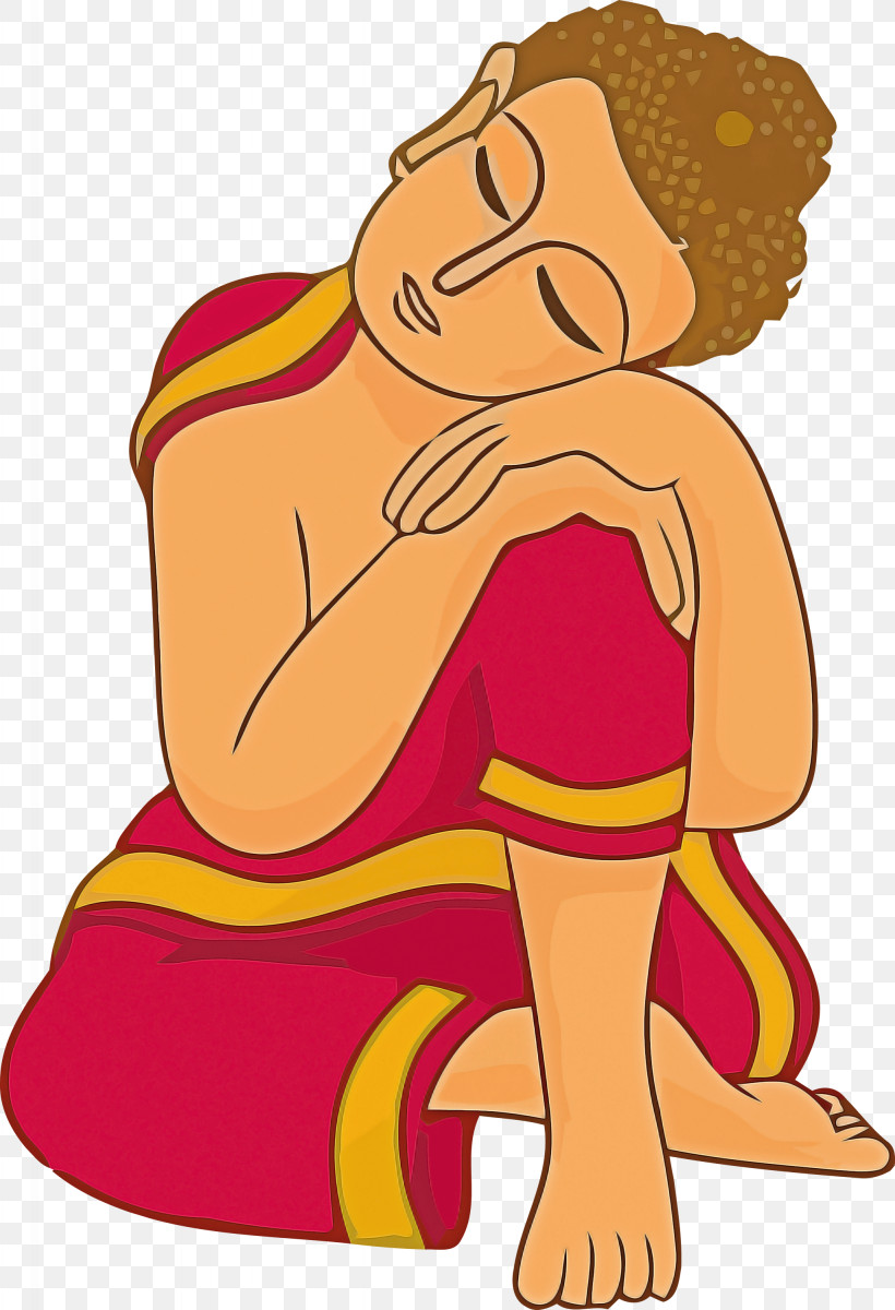 Bodhi Day Bodhi, PNG, 2049x3000px, Bodhi Day, Bodhi, Cartoon, Child, Kneeling Download Free