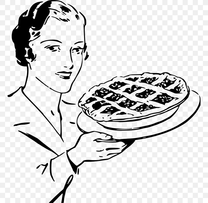 cherry pie clipart black and white heart