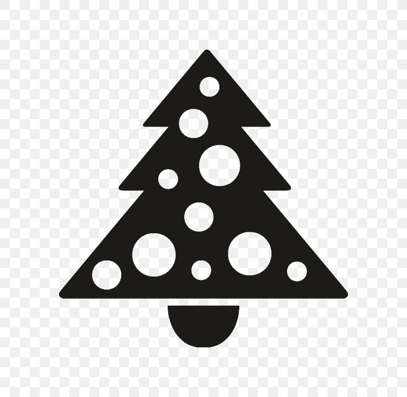 Christmas Tree Christmas Day Illustration Vector Graphics, PNG, 800x800px, Christmas Tree, Black And White, Christmas Day, Christmas Decoration, Christmas Lights Download Free