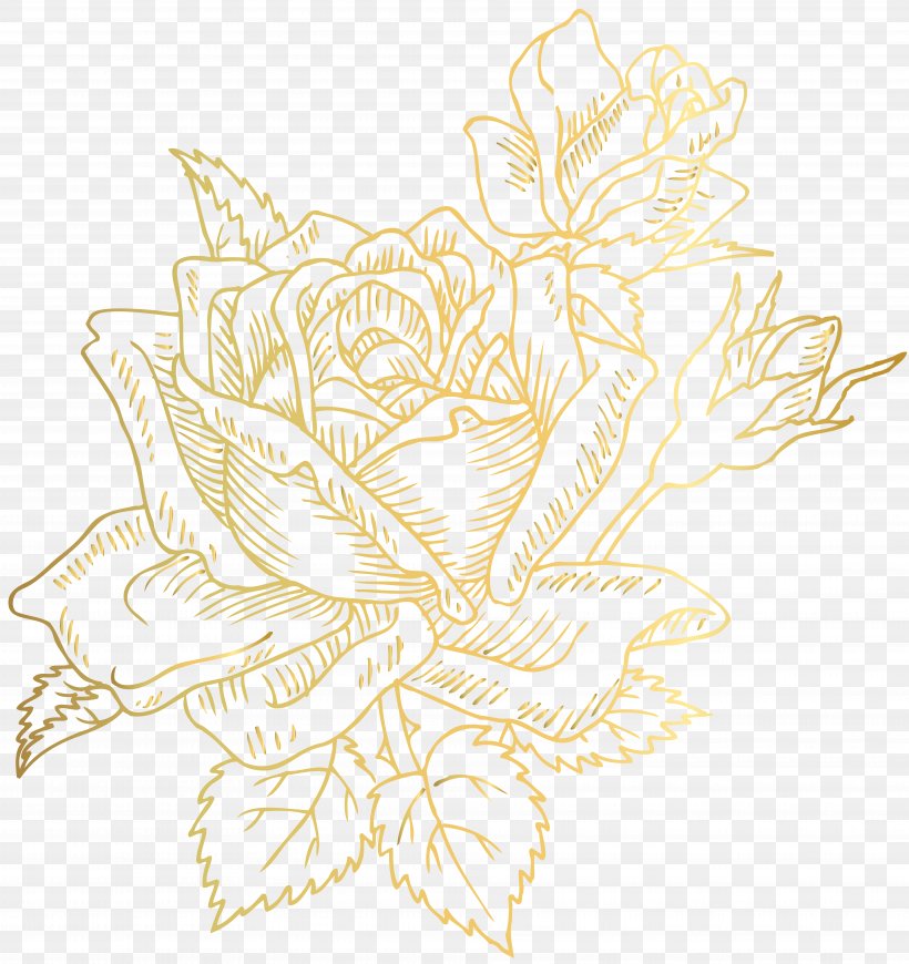 Flower Rose Clip Art, PNG, 7536x8000px, Flower, Art, Creative Arts, Cut Flowers, Drawing Download Free