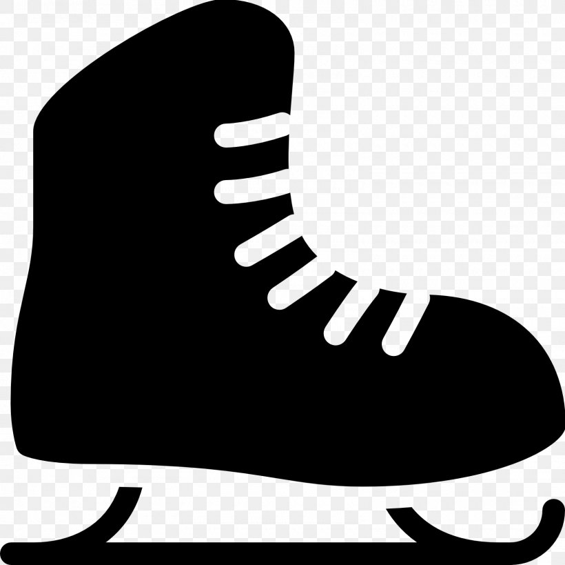 Ice Skates Shoe Ice Skating, PNG, 1600x1600px, Ice Skates, Artwork, Black, Black And White, Boot Download Free