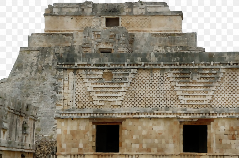 Maya Civilization Ruins Medieval Architecture Ancient History World Heritage Site, PNG, 1920x1272px, Watercolor, Ancient History, Architecture, Cultural Heritage, Facade Download Free