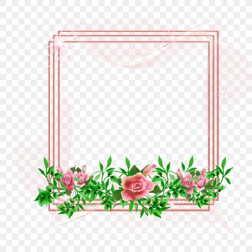 Picture Frames Flower Photography Floral Design, PNG, 2480x2480px, Picture Frames, Border, Cut Flowers, Flora, Floral Design Download Free