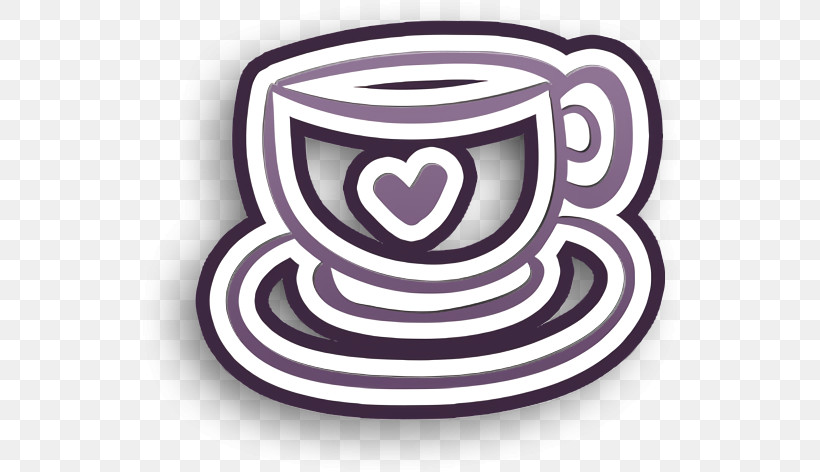 Coffee Cup With Heart Icon Tea Icon Saint Valentine Outline Icon, PNG, 542x472px, Tea Icon, Analytic Trigonometry And Conic Sections, Circle, Logo, Mathematics Download Free