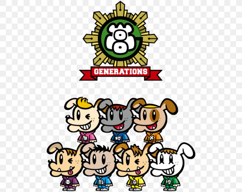 Generations From Exile Tribe United Journey Dog Image, PNG, 509x652px, Generations, Alan Shirahama, Area, Artwork, Dog Download Free